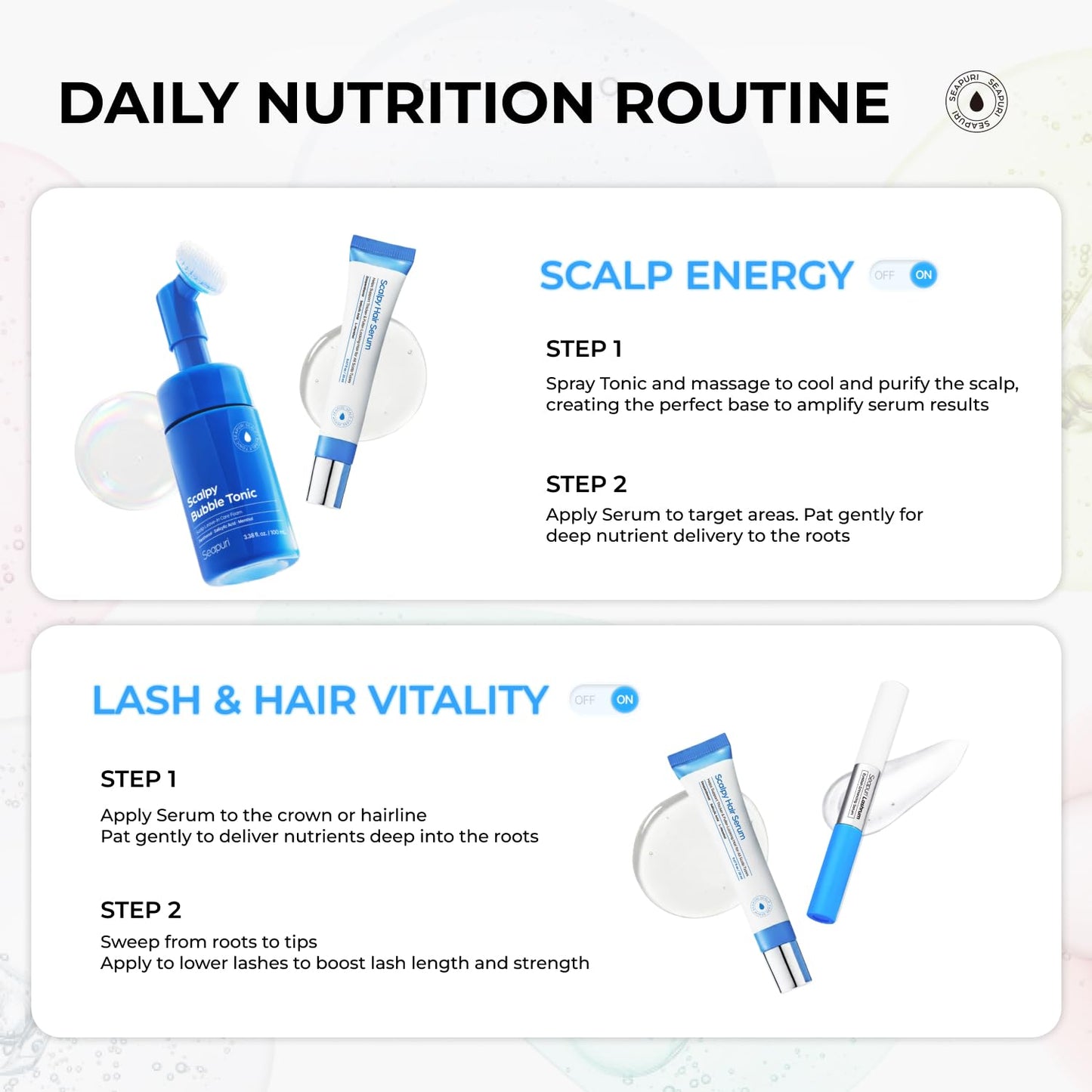 Seapuri Scalpy Hair Growth Serum for Hair Loss & Thinning